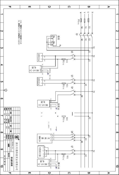 thjdal-2a自动化生产线实训台 加工单元控制系统 接线图